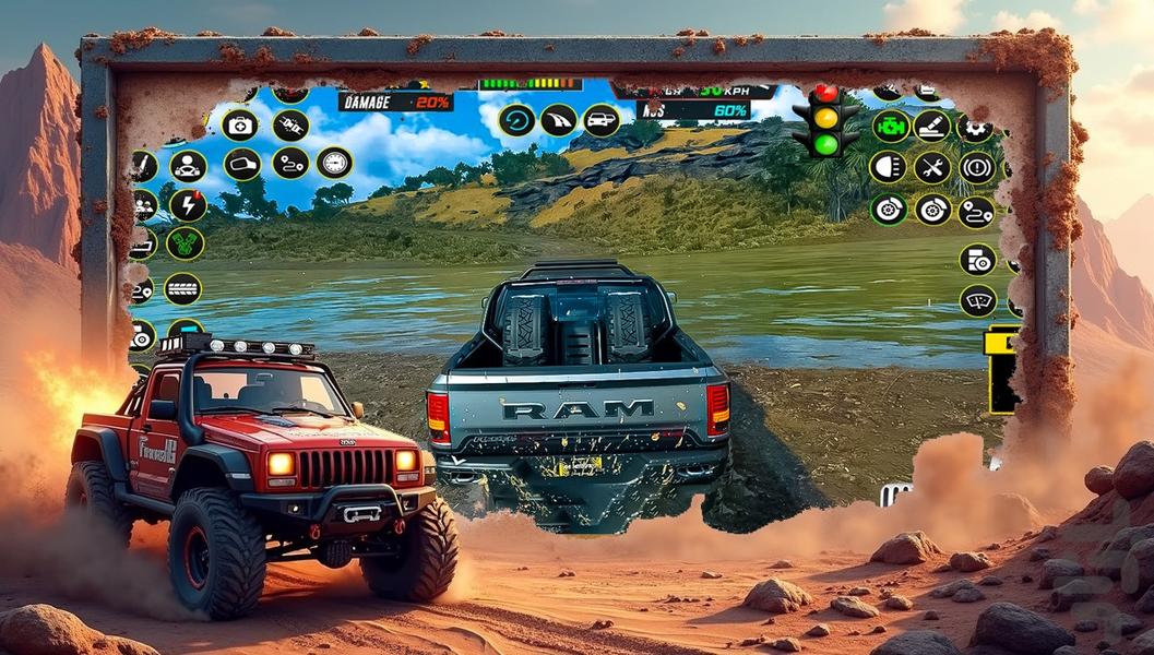 ماشین بازی - Gameplay image of android game