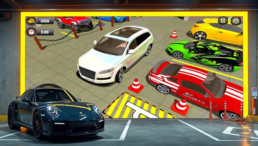 بازی پارک ماشین - عکس بازی موبایلی اندروید