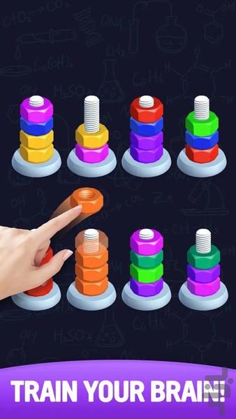 بازی پیچ و مهره - عکس بازی موبایلی اندروید