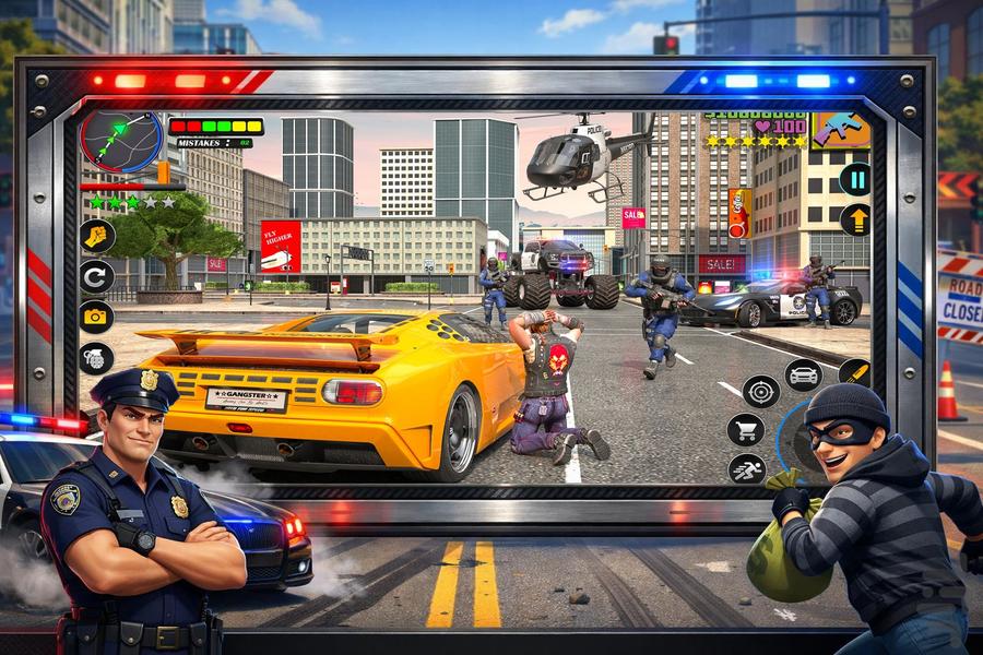 بازی دزد و پلیس - Gameplay image of android game