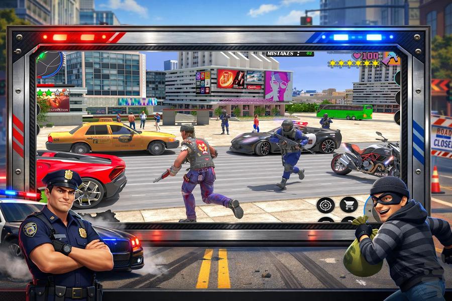 بازی دزد و پلیس - Gameplay image of android game