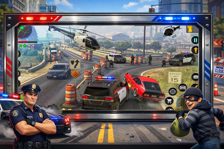 بازی دزد و پلیس - Gameplay image of android game
