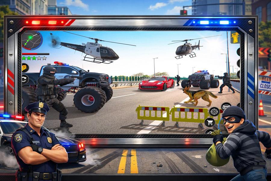 بازی دزد و پلیس - Gameplay image of android game
