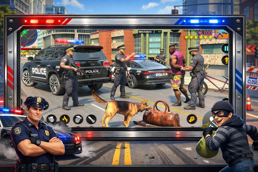 بازی دزد و پلیس - Gameplay image of android game