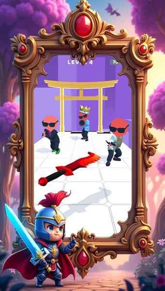 شمشیر بازی - Gameplay image of android game