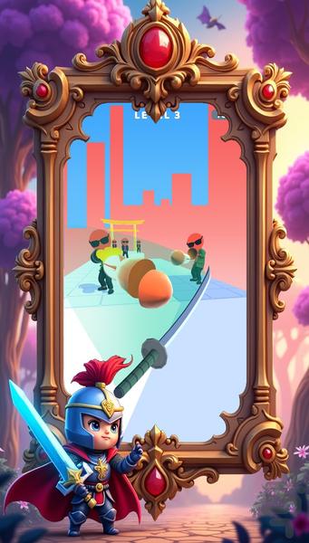 شمشیر بازی - Gameplay image of android game