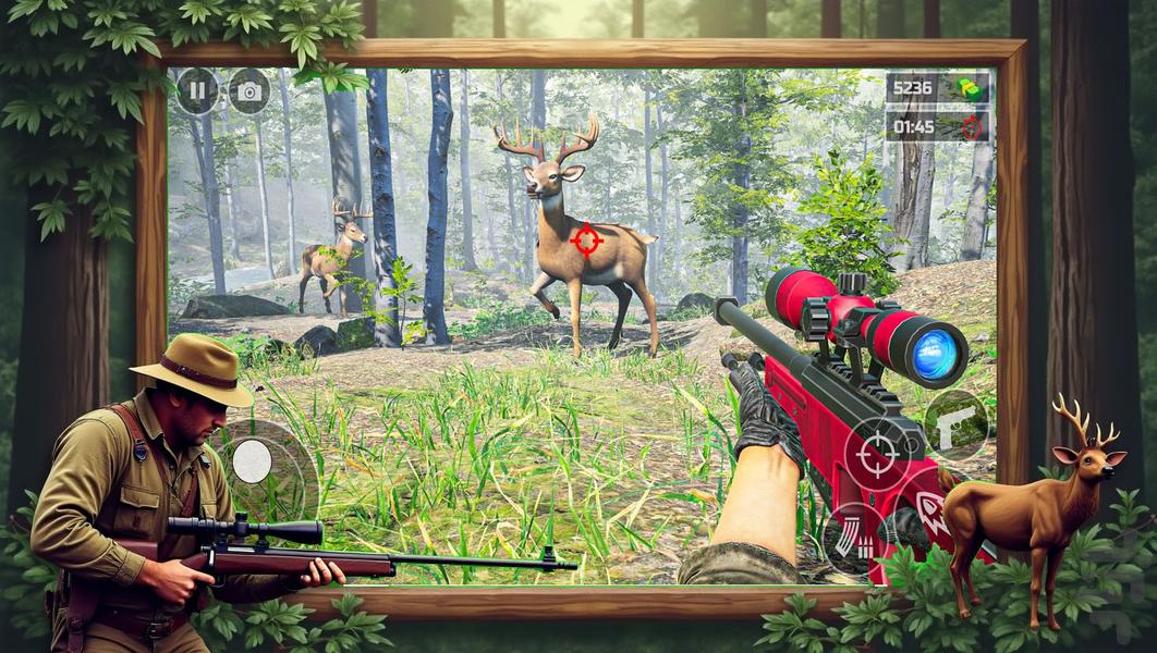 شکارچی بازی - Gameplay image of android game