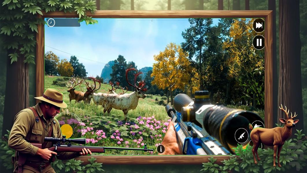 شکارچی بازی - Gameplay image of android game