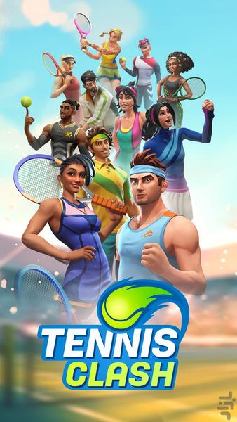 بازی تنیس 2025 - Gameplay image of android game