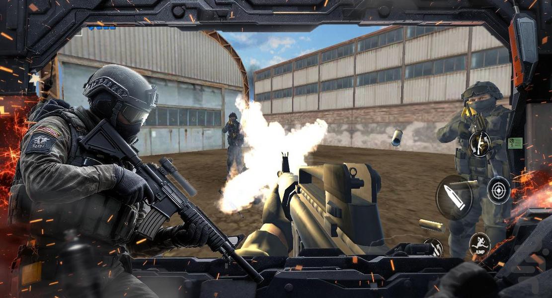 بازی تیراندازی تفنگی کانتر - Gameplay image of android game