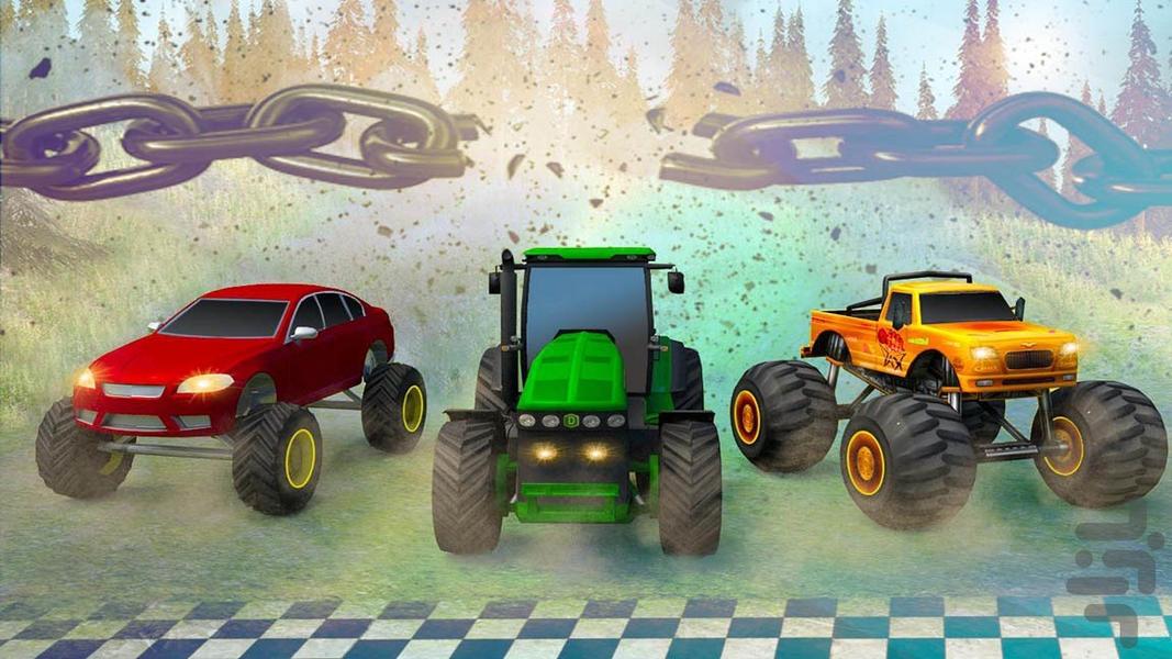 ماشین بازی تراکتور بازی - Gameplay image of android game