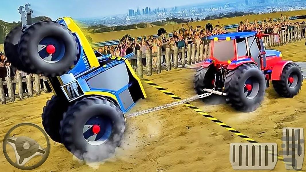 ماشین بازی تراکتور بازی - Gameplay image of android game