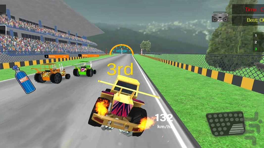 ماشین بازی تراکتور بازی - Gameplay image of android game