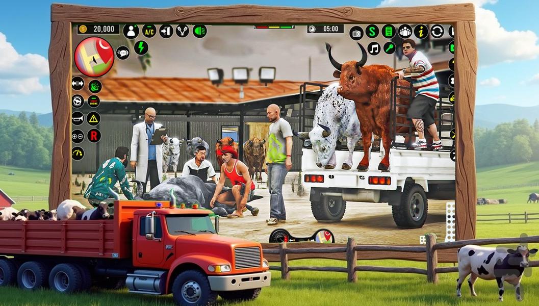 بازی مزرعه حیوانات - Gameplay image of android game