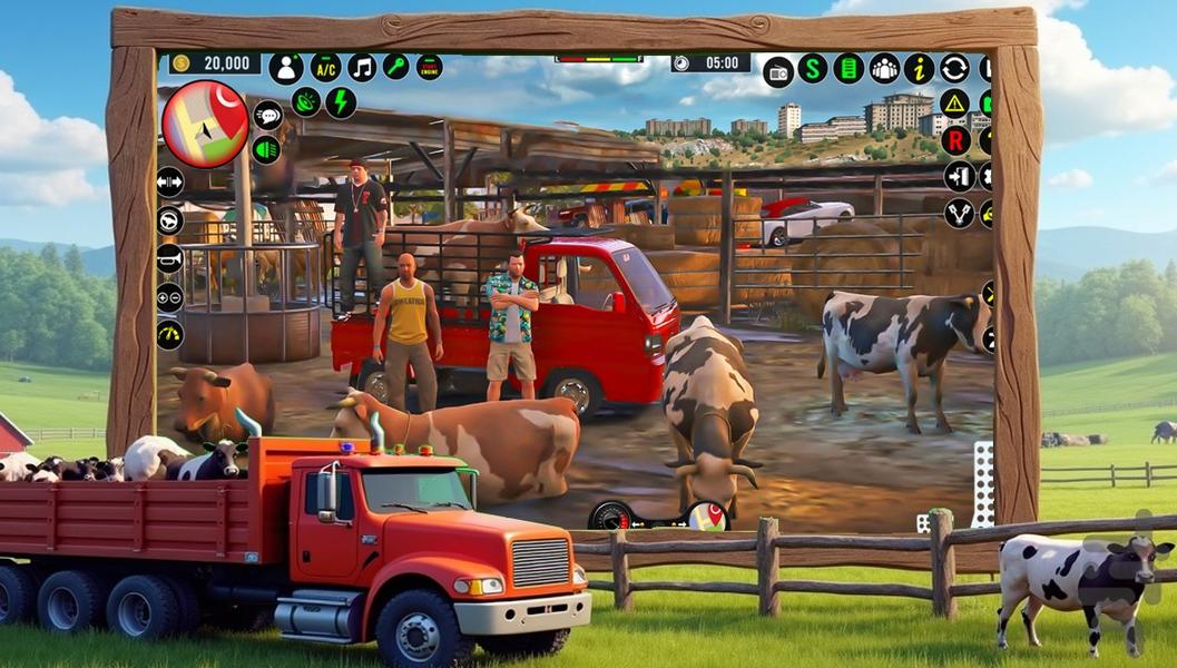 بازی مزرعه حیوانات - Gameplay image of android game