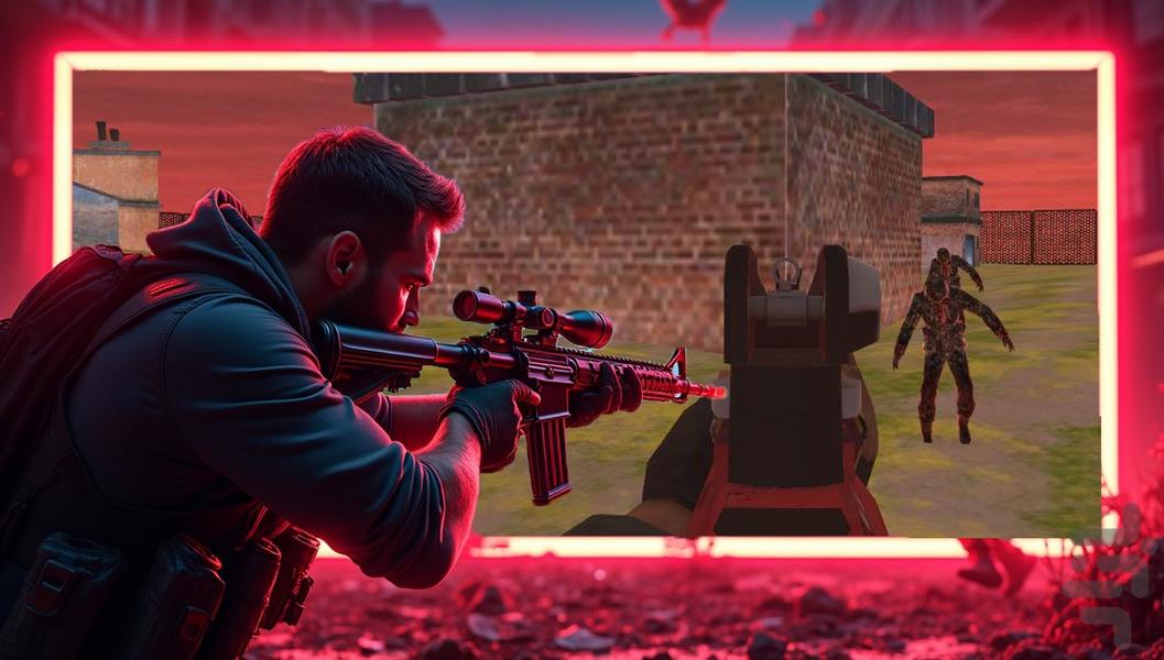 بازی زامبی تفنگ بازی - عکس بازی موبایلی اندروید