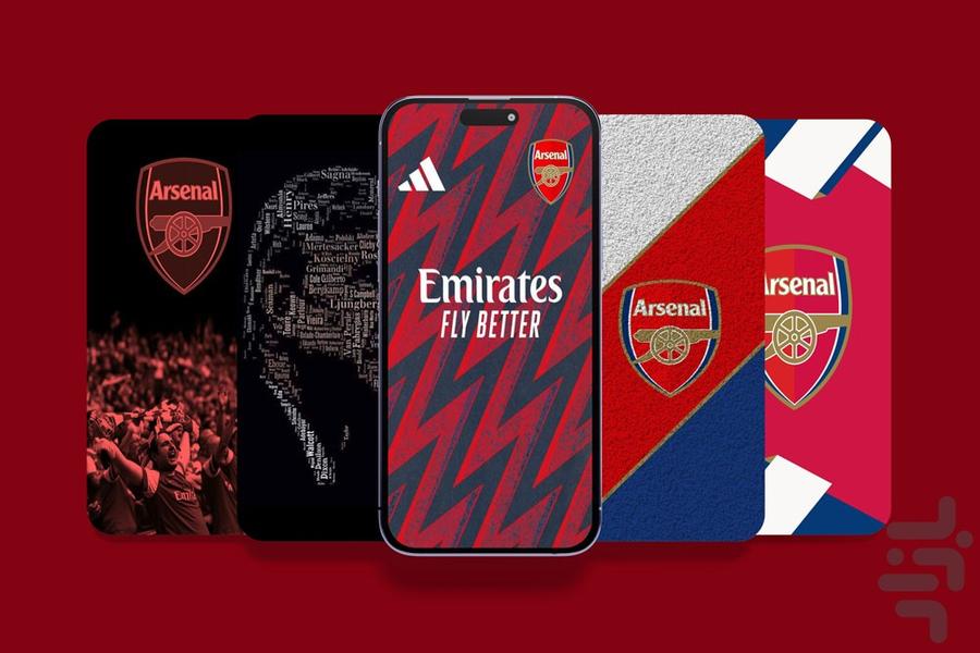 پس زمینه آرسنال - Image screenshot of android app