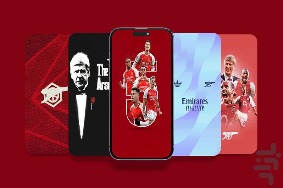 پس زمینه آرسنال - Image screenshot of android app