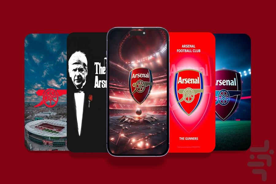 پس زمینه آرسنال - Image screenshot of android app