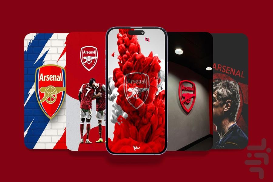 پس زمینه آرسنال - Image screenshot of android app