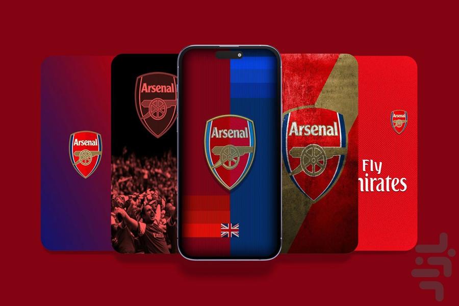 پس زمینه آرسنال - Image screenshot of android app