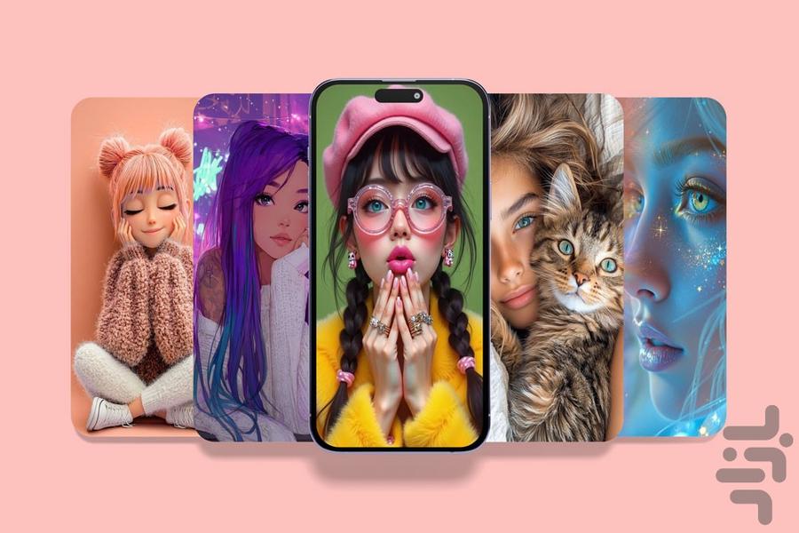 تصویر زمینه دخترانه - Image screenshot of android app