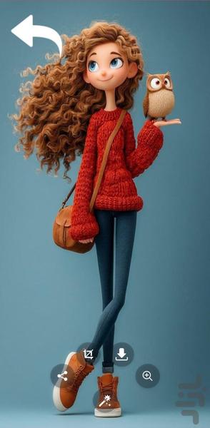 تصویر زمینه دخترانه - Image screenshot of android app