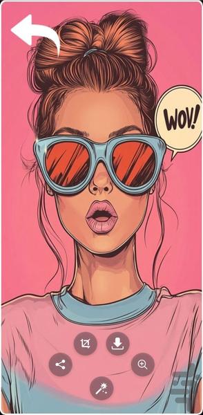 تصویر زمینه دخترانه - Image screenshot of android app