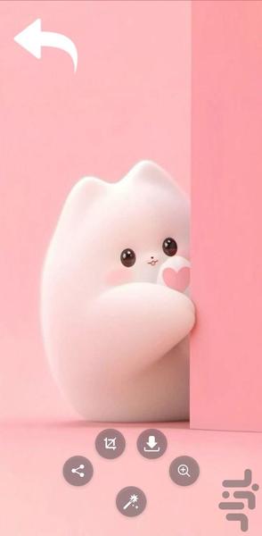 تصویر زمینه دخترانه پاستیلی - Image screenshot of android app