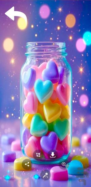 تصویر زمینه دخترانه پاستیلی - Image screenshot of android app