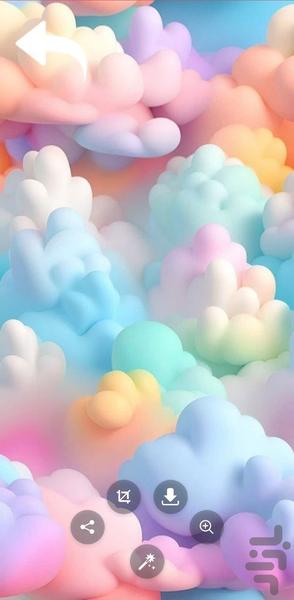 تصویر زمینه دخترانه پاستیلی - Image screenshot of android app