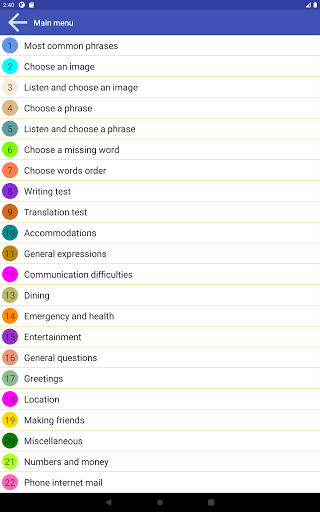 Learn Polish Language - Image screenshot of android app