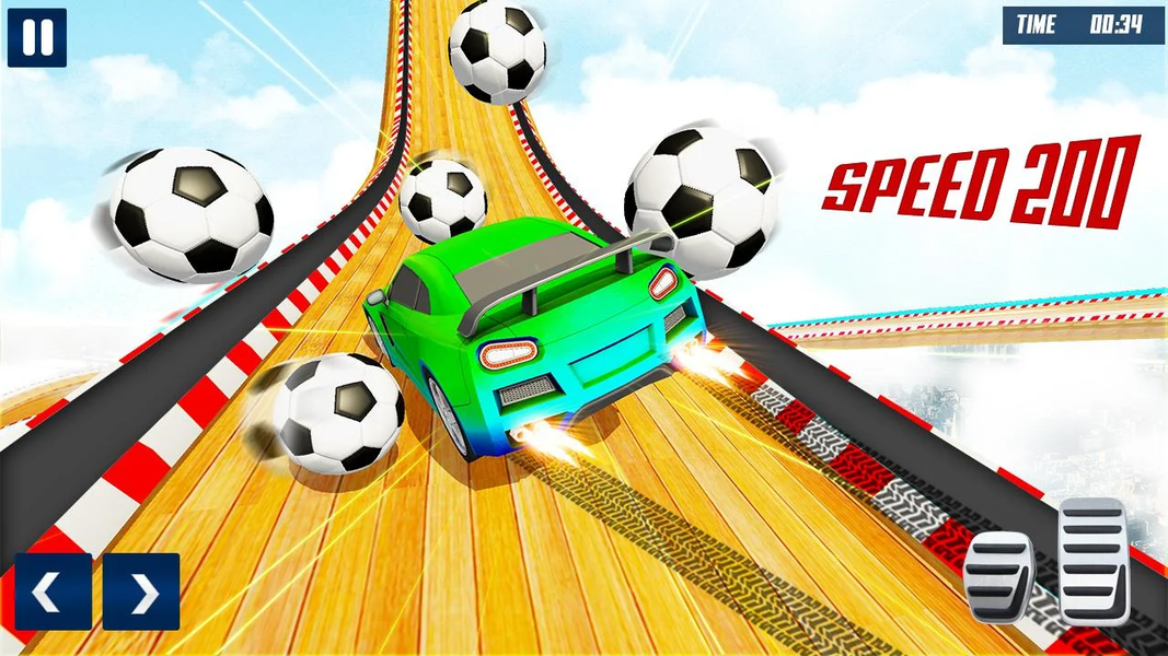 Nitro Car Stunt: Real Car Game - Gameplay image of android game