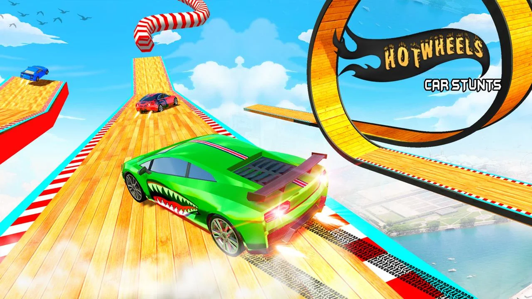 Nitro Car Stunt: Real Car Game - Gameplay image of android game