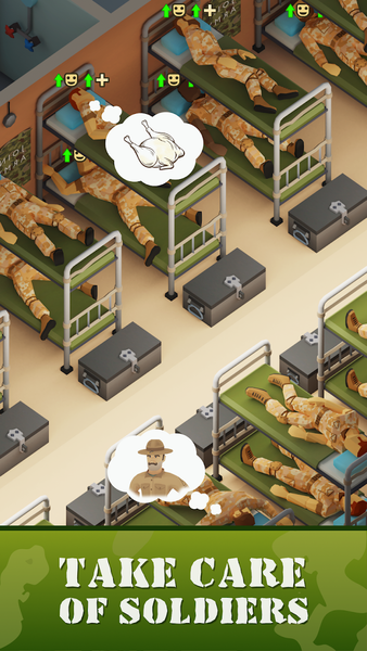 The Idle Forces: Army Tycoon - Gameplay image of android game