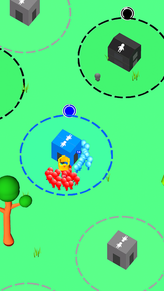 Giant Crowd.io: House Capture - Gameplay image of android game