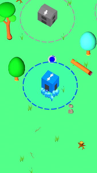 Giant Crowd.io: House Capture - Gameplay image of android game