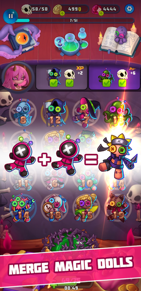 Goddess & Magic: Voodoo merge - عکس بازی موبایلی اندروید