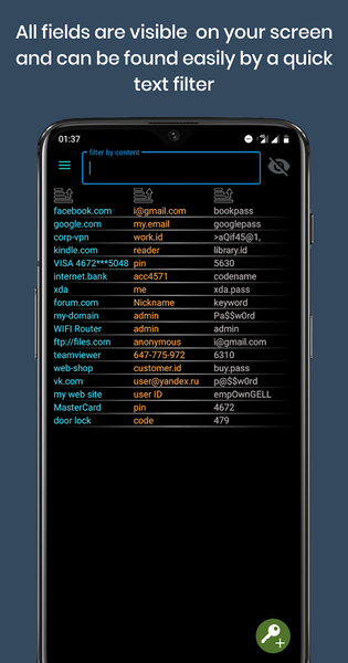 Simple Password Manager - Image screenshot of android app