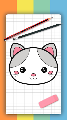 How to draw cute animals - عکس برنامه موبایلی اندروید
