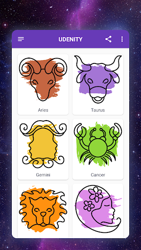 How to draw zodiac signs - Image screenshot of android app
