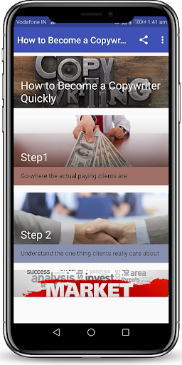How to Become a Copywriter Quickly - 6 Easy Steps - Image screenshot of android app