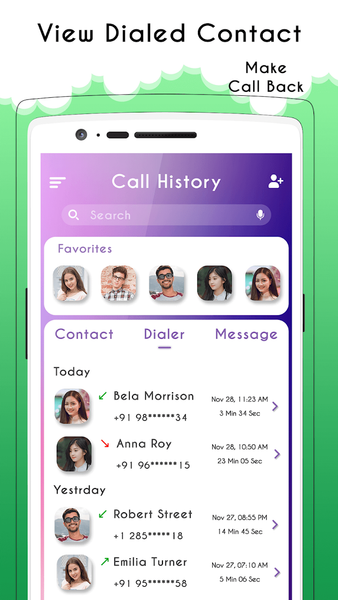 Call History : Any Numbers - عکس برنامه موبایلی اندروید