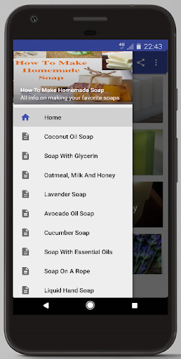 HOW TO MAKE HOMEMADE SOAP - STEP BY STEP SOAP INFO - Image screenshot of android app