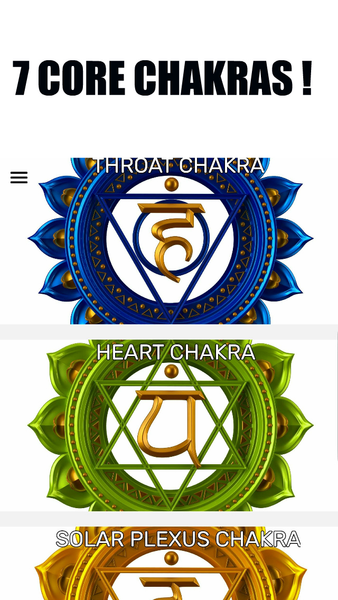 Chakra Crystals Gemstones - Image screenshot of android app