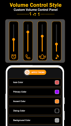 Volume Control Style - Custom Volume Control Panel - Image screenshot of android app