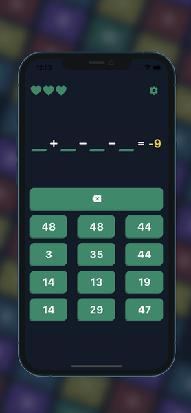 Numle: Fun math numbers game - Gameplay image of android game