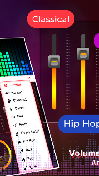 Volume Equalizer & Amplifier - عکس برنامه موبایلی اندروید