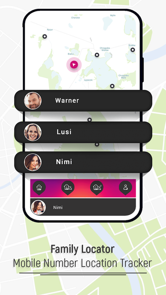 Family Locator - Mobile Number - عکس برنامه موبایلی اندروید