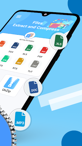 Zip File Reader-Unarchive tool - عکس برنامه موبایلی اندروید